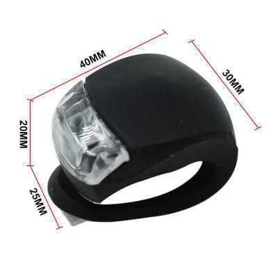 Lightweight Mini LED Silicone Bicycle Front Rear Light Waterproof Mountain Road Bike Cycling Headlight Tail Warning Lamp Silicone LED Bike Light Bike Headlight And Taillight Multi - Purpose Waterproof Bike Light For Cycling - UrbanCycling.com
