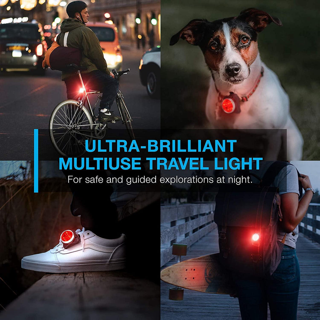 Lightweight USB Rechargeable Bike Light Set Super Bright Front Headlight And Rear LED Bicycle Light 4 Light Mode Options USB Rechargeable Bike Light Set LED Bicycle Front Headlight And Rear Taillight Lithium Battery 650mAh - UrbanCycling.com
