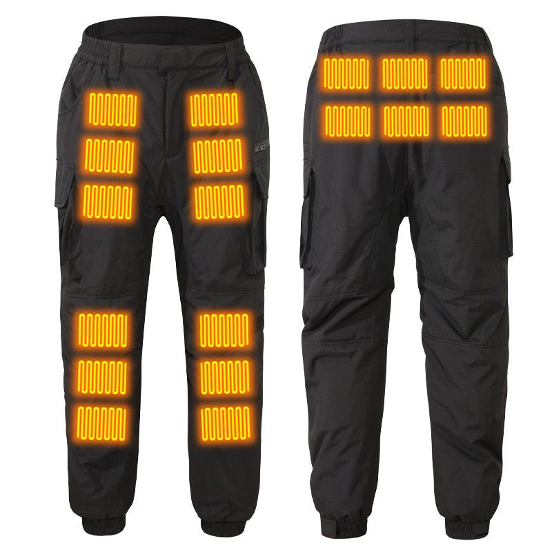 LITEGUEST 18 - Zone Heated Pants Multi - Pocket Winter Outdoor Wear - UrbanCycling.com