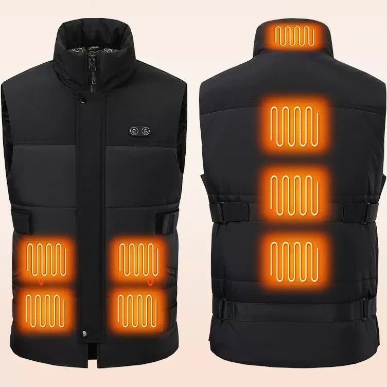 LITEGUEST 8 - Zone Dual - Control Adjustable Waist Heated Vest for winter - UrbanCycling.com