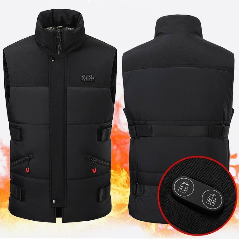 LITEGUEST 8 - Zone Dual - Control Adjustable Waist Heated Vest for winter - UrbanCycling.com