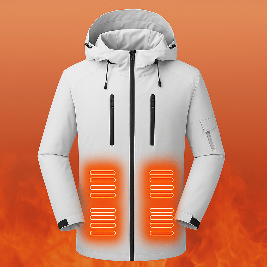 LITEGUEST Waterproof Heated Jacket 5 - Zone USB - Powered for Outdoor - UrbanCycling.com