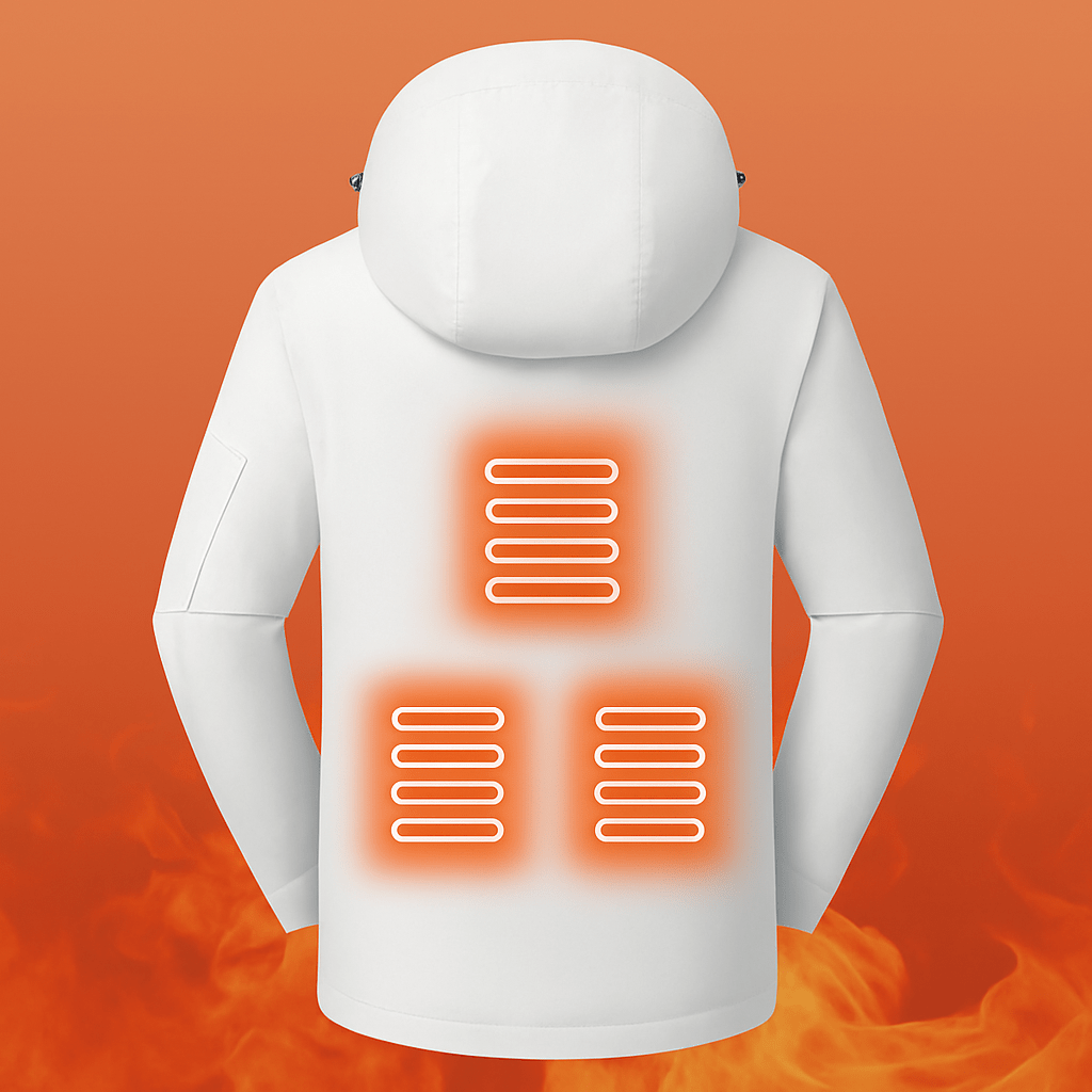 LITEGUEST Waterproof Heated Jacket 5 - Zone USB - Powered for Outdoor - UrbanCycling.com