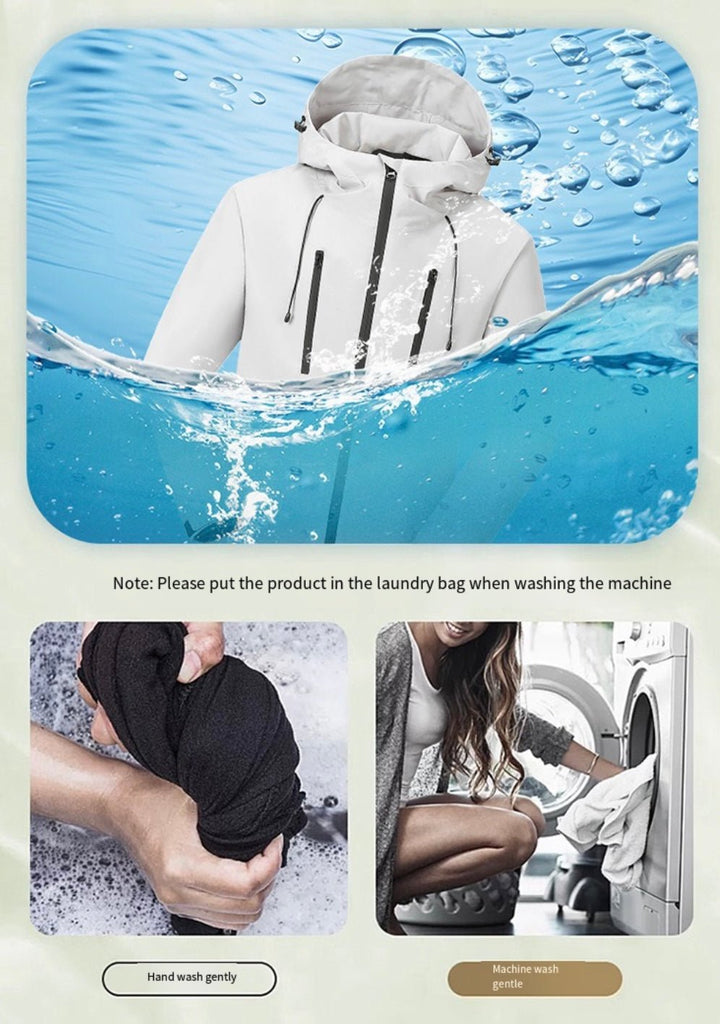 LITEGUEST Waterproof Heated Jacket 5 - Zone USB - Powered for Outdoor - UrbanCycling.com