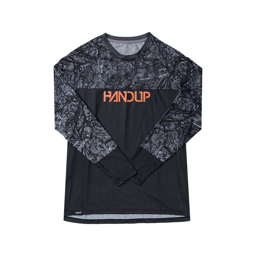 Long Sleeve VenTop Jersey - Grey Timber Camo - UrbanCycling.com