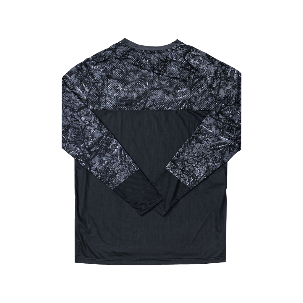 Long Sleeve VenTop Jersey - Grey Timber Camo - UrbanCycling.com