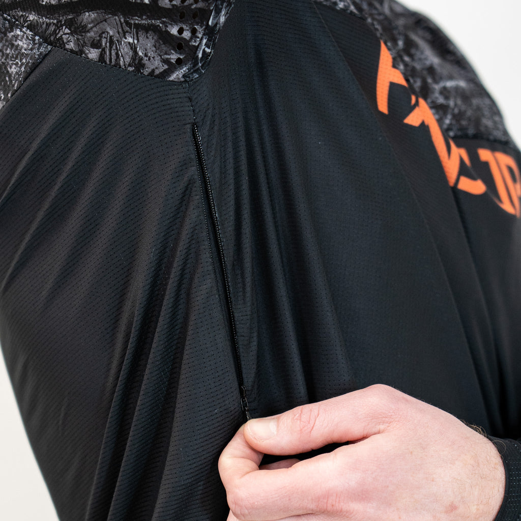 Long Sleeve VenTop Jersey - Grey Timber Camo - UrbanCycling.com