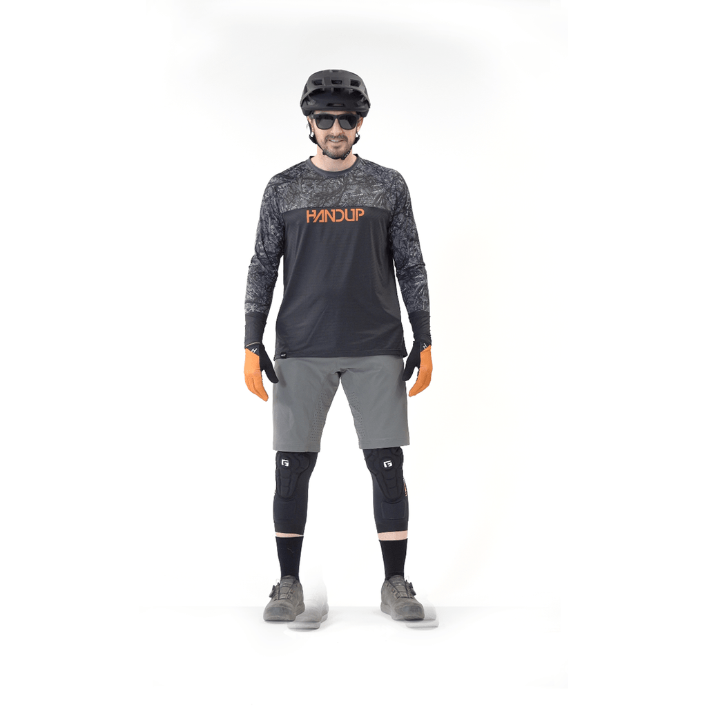 Long Sleeve VenTop Jersey - Grey Timber Camo - UrbanCycling.com