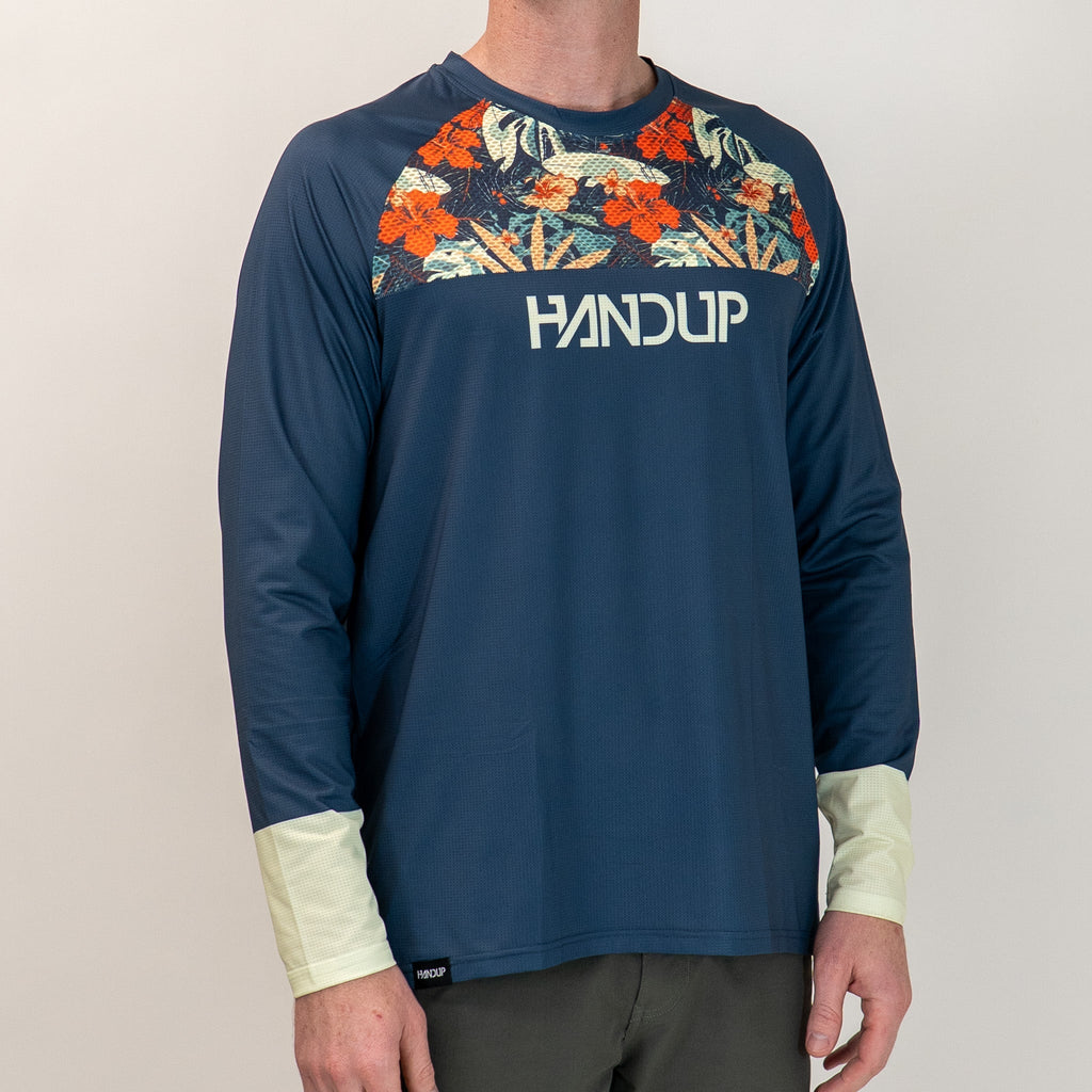 Long Sleeve VenTop Jersey - Paradise Pedal - UrbanCycling.com