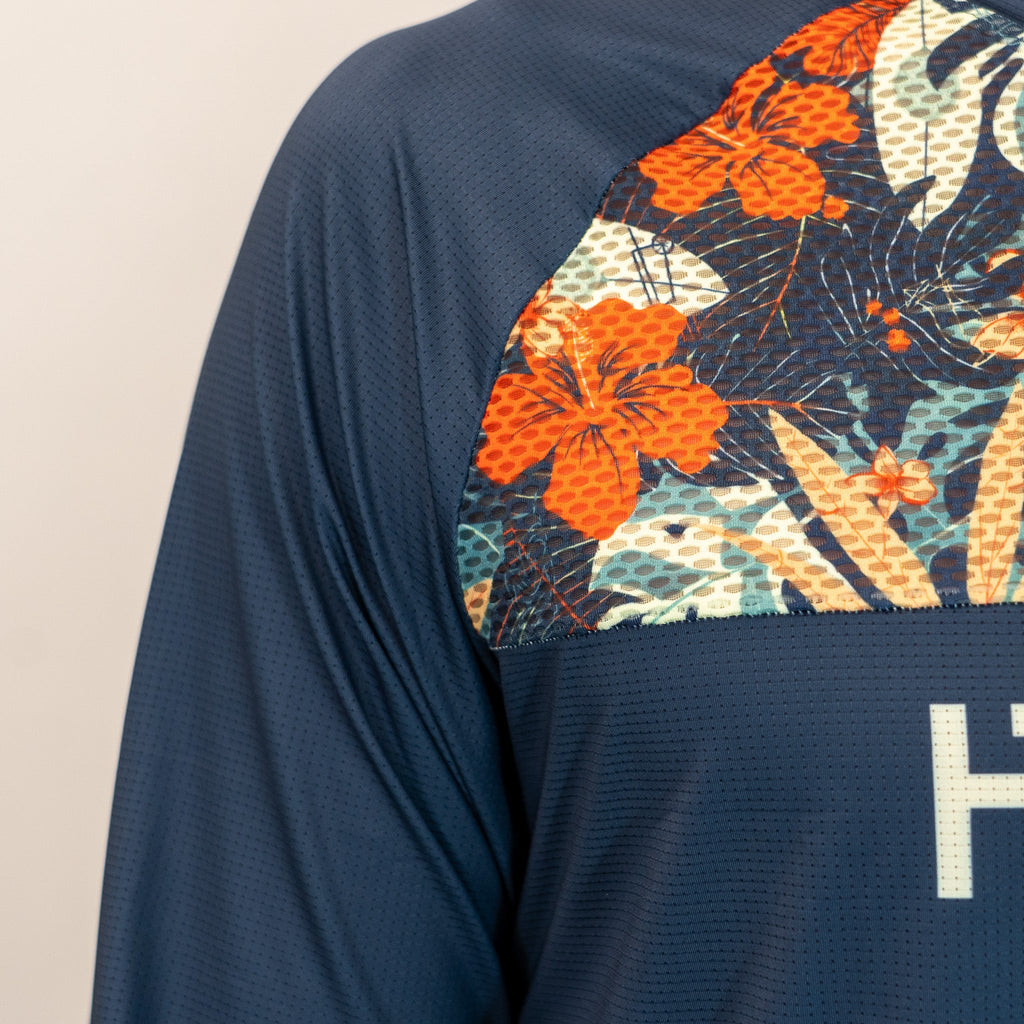 Long Sleeve VenTop Jersey - Paradise Pedal - UrbanCycling.com