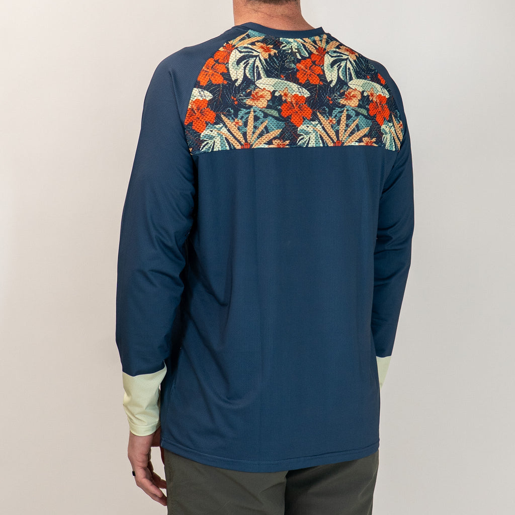 Long Sleeve VenTop Jersey - Paradise Pedal - UrbanCycling.com
