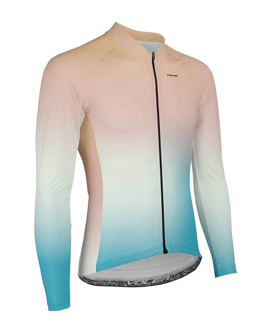 M. PELOTON COASTAL LS JERSEY - ETHEREAL - UrbanCycling.com