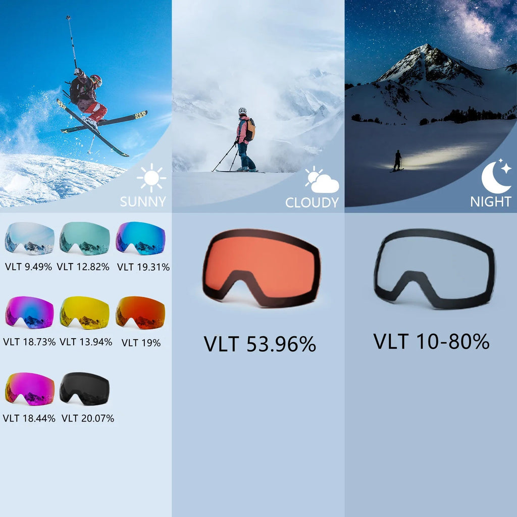 Magnetic Ski Goggles - UrbanCycling.com