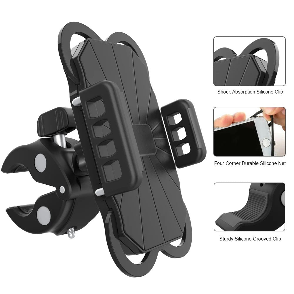 Mason James cell phone holder mount for bicycle, electric bike, ebike, scooter, motorcycle, or stroller! The best mount on the market! - UrbanCycling.com