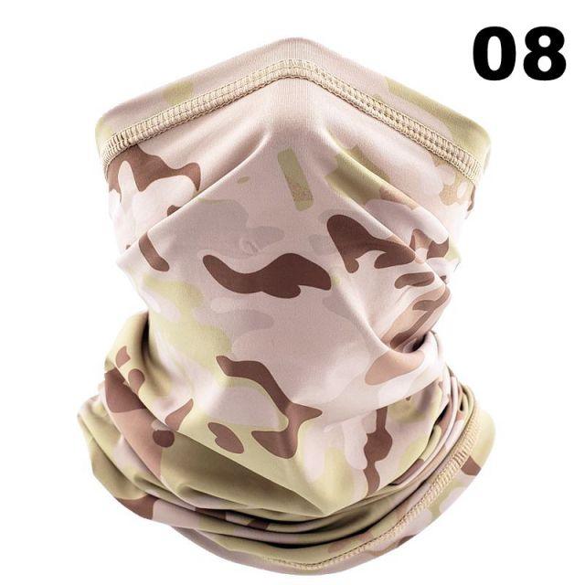 Men Cycling Magic Face Scarf Bandana Half Mask Neck Hiking Sports Ice Silk Sun Protection Fishing Bicycle Bike Headband Military Camo Face Shield Cycling Bandana Fishing Buffet Sport Headband Scarf Military Shamash Tactical Desert Keffiyeh - UrbanCycling.com