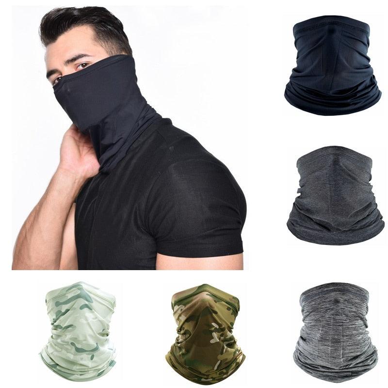 Men Cycling Magic Face Scarf Bandana Half Mask Neck Hiking Sports Ice Silk Sun Protection Fishing Bicycle Bike Headband Military Camo Face Shield Cycling Bandana Fishing Buffet Sport Headband Scarf Military Shamash Tactical Desert Keffiyeh - UrbanCycling.com