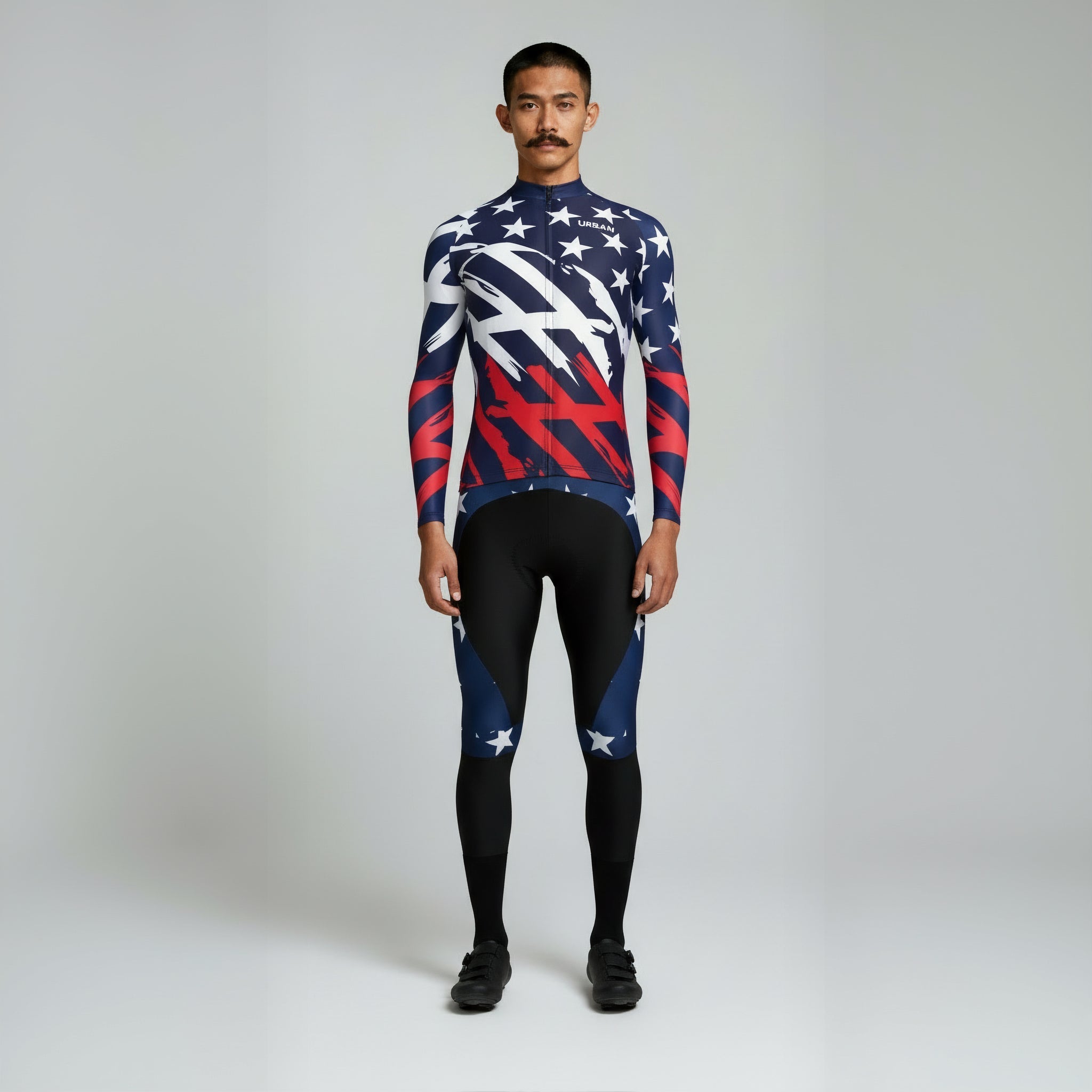 Men's All-American Super Roubaix Thermal Long Sleeve Jerseys / Bib