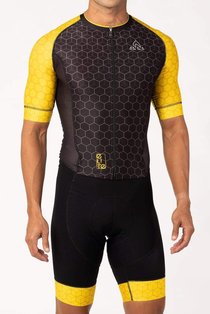 Men's Bumblebee Elite Cycling Skinsuit - UrbanCycling.com