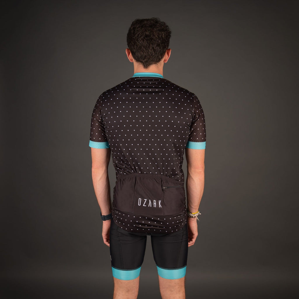 Men's Jersey - Black Polka Dot - UrbanCycling.com