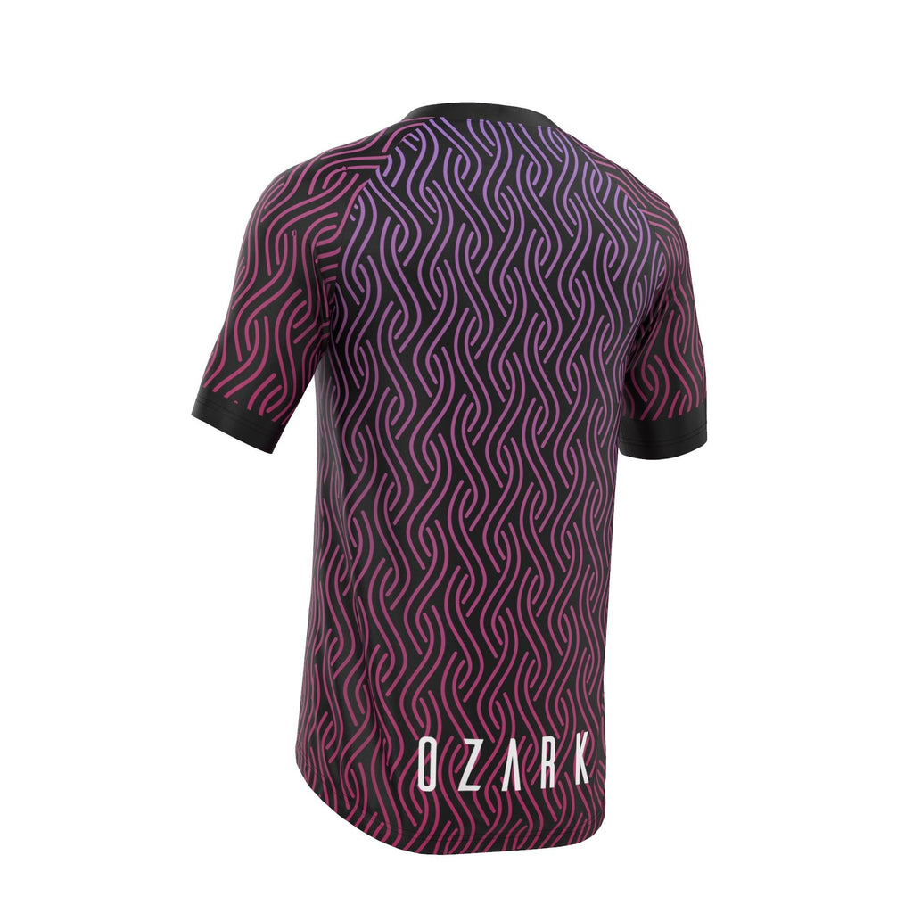 Men's MTB Short Sleeve Jersey - Purple Twist - UrbanCycling.com