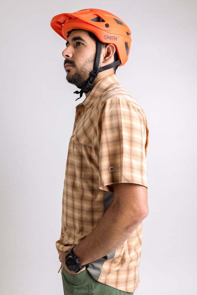 Men's Quest Super Stretch Plaid Shirt - UrbanCycling.com