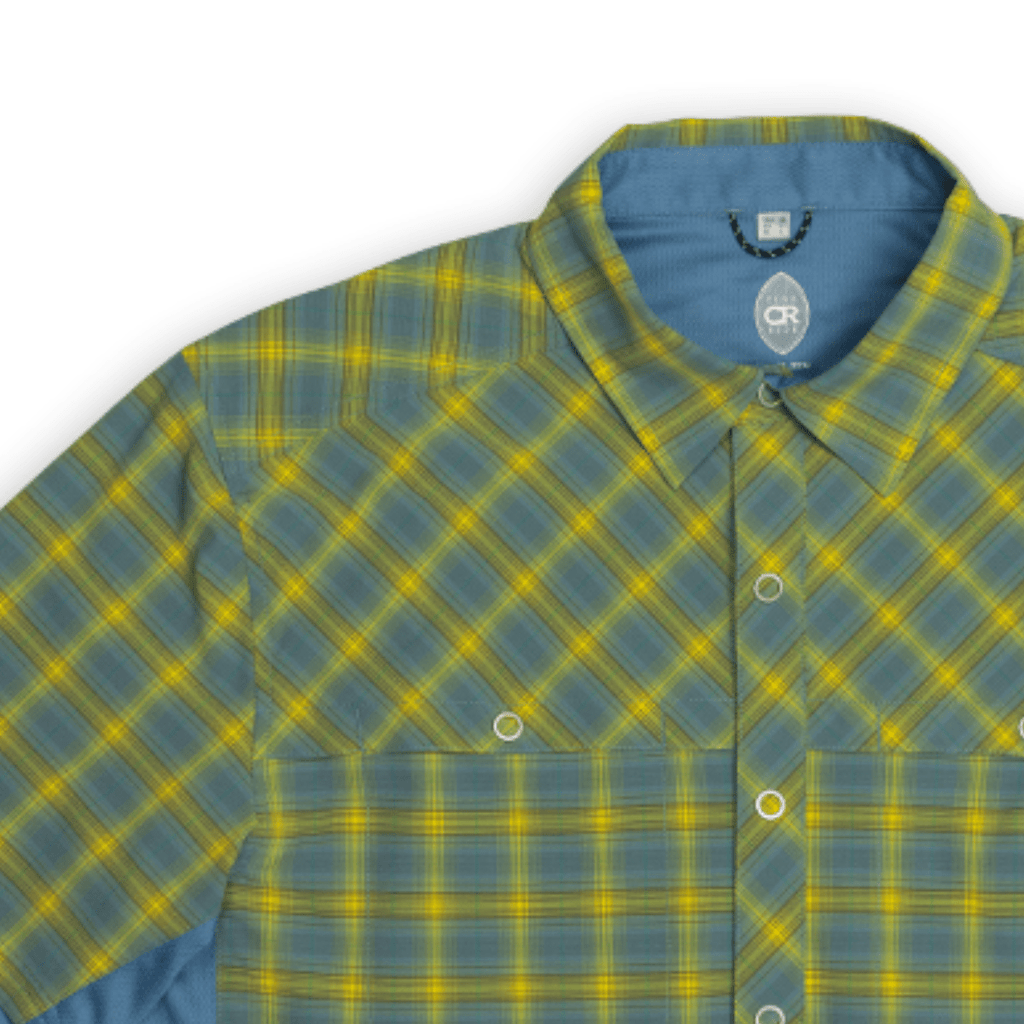 Men's Quest Super Stretch Plaid Shirt - UrbanCycling.com