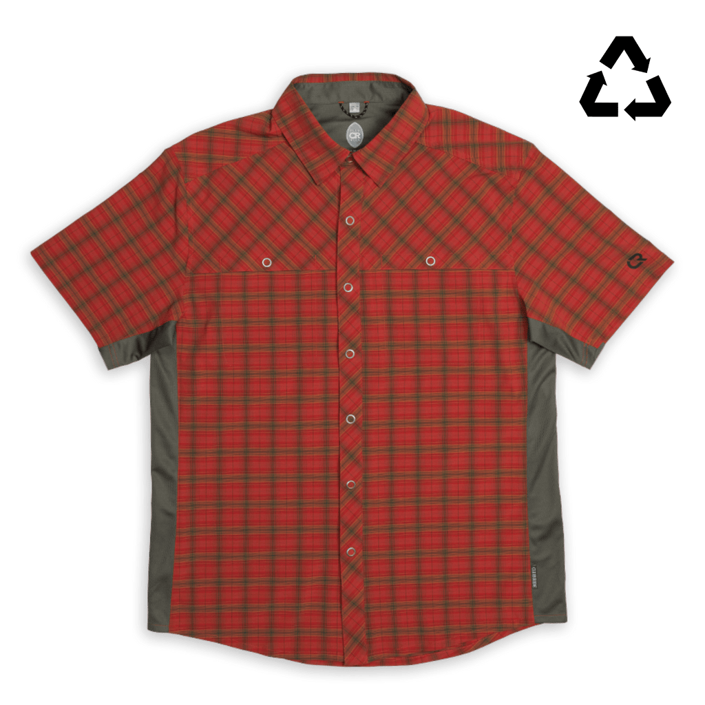 Men's Quest Super Stretch Plaid Shirt - UrbanCycling.com