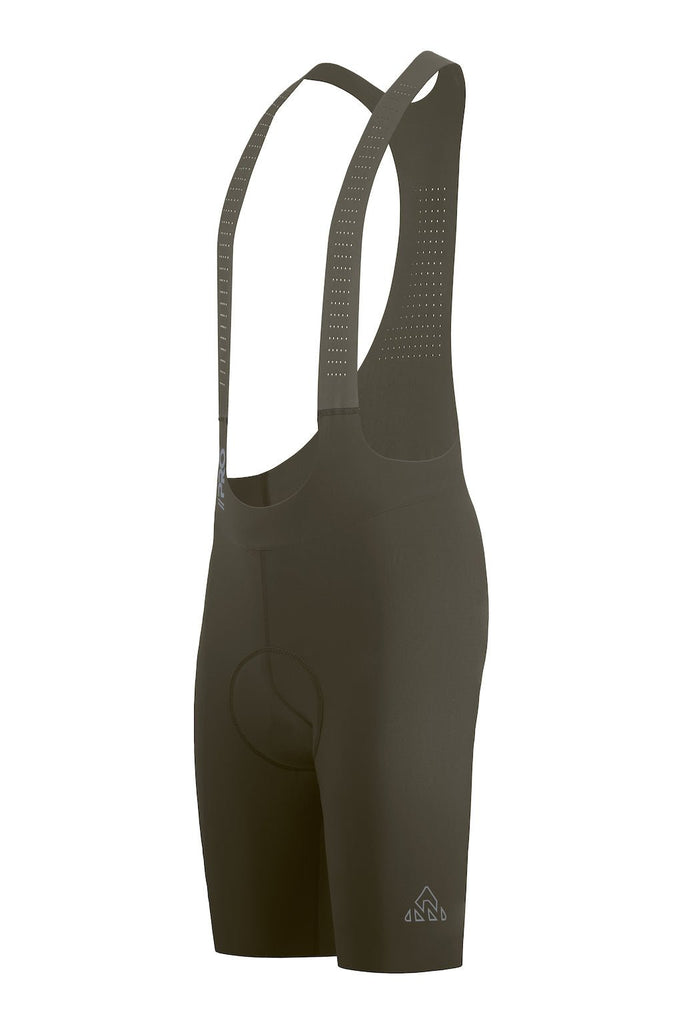 Men's Seamless Olive Green Pro Cycling Bib Shorts - UrbanCycling.com