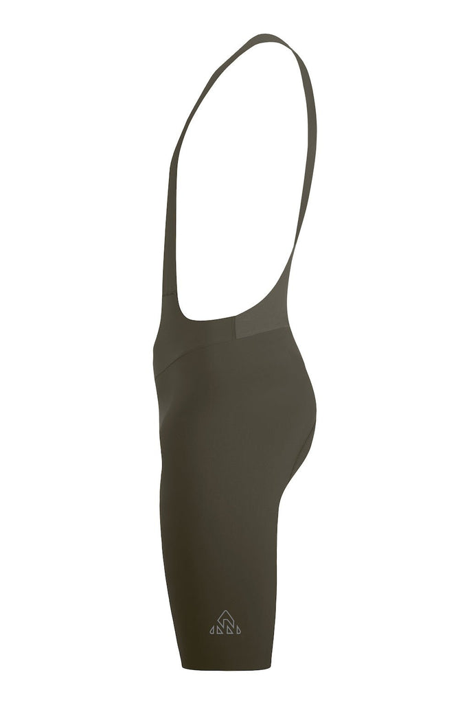 Men's Seamless Olive Green Pro Cycling Bib Shorts - UrbanCycling.com