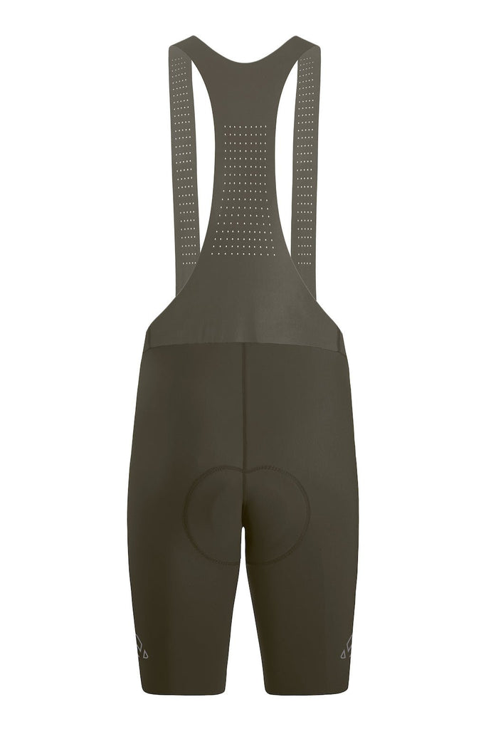 Men's Seamless Olive Green Pro Cycling Bib Shorts - UrbanCycling.com