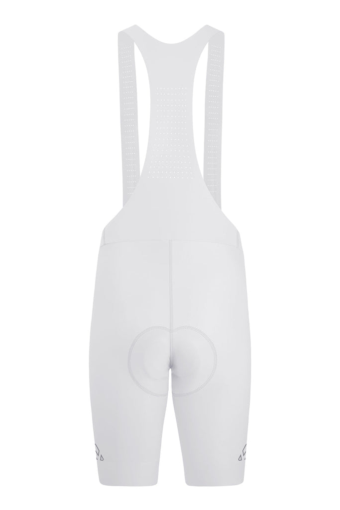 Men's Seamless White Pro Cycling Bib Shorts - UrbanCycling.com
