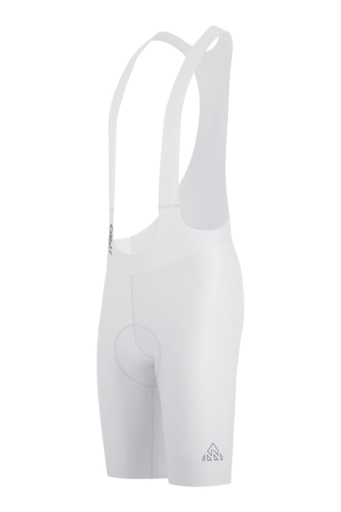 Men's Seamless White Pro Cycling Bib Shorts - UrbanCycling.com