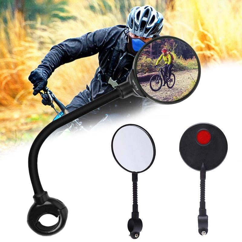 Mini 360 Degrees Adjustable Bike Rearview Mirror Bike Bicycle Handlebar Flexible Safe Rearview Rear View Mirror Rotate Cycling Bike Mirror 360° Adjustable Rotatable Bicycle Mirror Bicycle Mirrors For Handlebars Bike Mirror Handlebar Mount - UrbanCycling.com