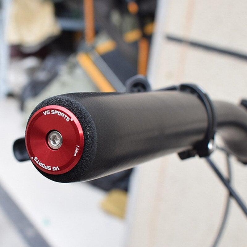 Mini Lightweight Lock Mountain Bicycle Grip Handlebar End Cap Handle Bar Grips End Plugs Mountain Bike Road Bicycle One Pair Bike Handlebar End Plugs Aluminum Alloy Expansion Handlebar Grips Cap - UrbanCycling.com