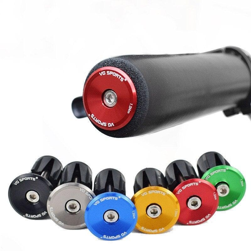 Mini Lightweight Lock Mountain Bicycle Grip Handlebar End Cap Handle Bar Grips End Plugs Mountain Bike Road Bicycle One Pair Bike Handlebar End Plugs Aluminum Alloy Expansion Handlebar Grips Cap - UrbanCycling.com