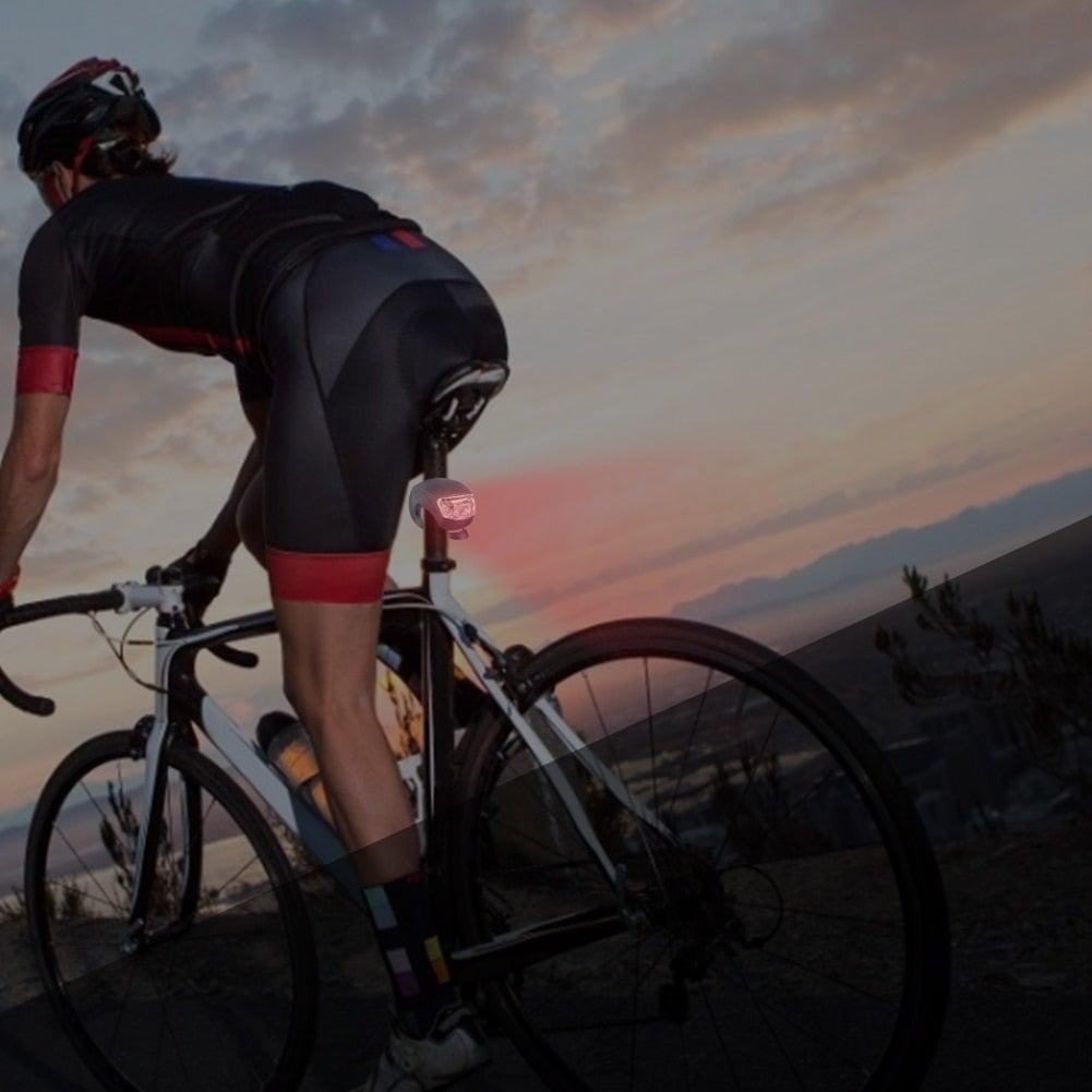 Mini Silicone Bicycle Front Rear Light Set 3 Modes Waterproof Mountain Road Bike Cycling Headlight Tail Warning Lamp Front And Rear Silicone LED Bike Headlight And Taillight Waterproof And Safety Road Mountain Bike Lights - UrbanCycling.com