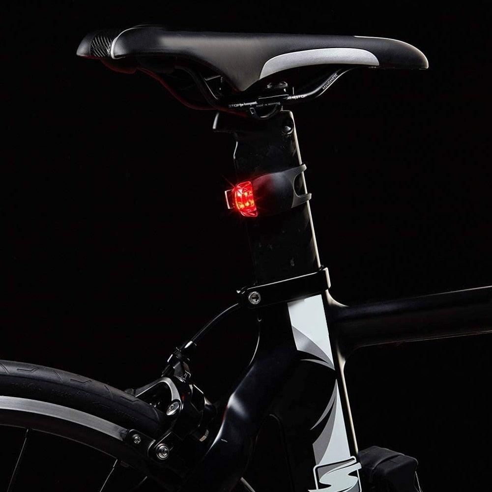 Mini Silicone Bicycle Front Rear Light Set 3 Modes Waterproof Mountain Road Bike Cycling Headlight Tail Warning Lamp Front And Rear Silicone LED Bike Headlight And Taillight Waterproof And Safety Road Mountain Bike Lights - UrbanCycling.com