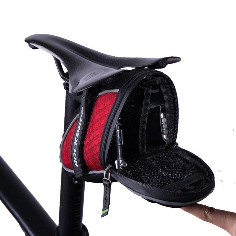 Modern Bike Bag Seat Bag Bike Accessories Bike Seat Bag Waterproof Bicycle Bag Under Seat 3D Shell Cycling Seat Pack For Mountain Road Bikes - UrbanCycling.com