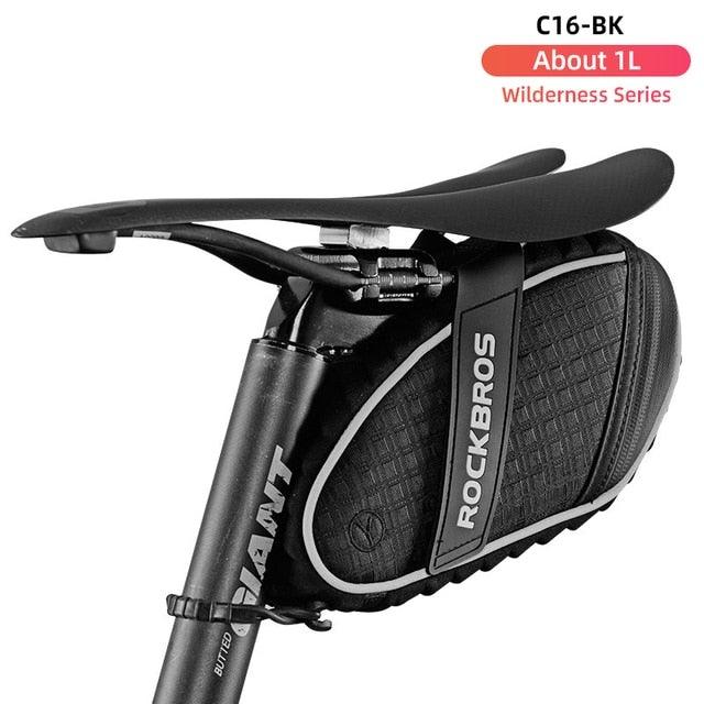 Modern Bike Bag Seat Bag Bike Accessories Bike Seat Bag Waterproof Bicycle Bag Under Seat 3D Shell Cycling Seat Pack For Mountain Road Bikes - UrbanCycling.com