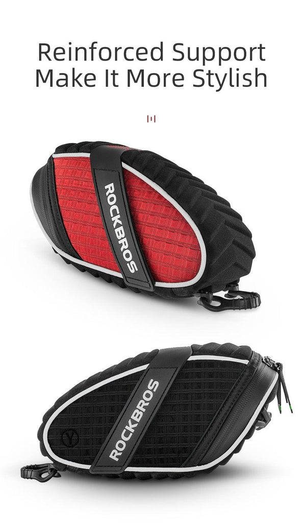 Modern Bike Bag Seat Bag Bike Accessories Bike Seat Bag Waterproof Bicycle Bag Under Seat 3D Shell Cycling Seat Pack For Mountain Road Bikes - UrbanCycling.com