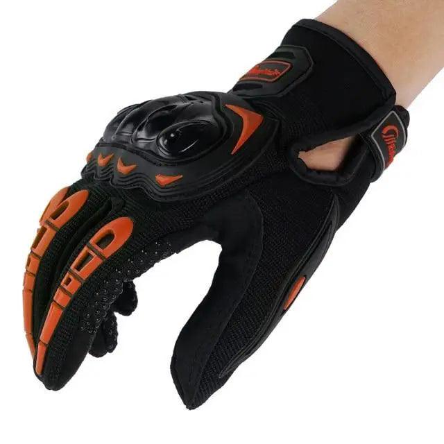 Motorcycle Breathable Glove Strong PVC Touch Screen Full Finger Motorbike Racing Riding Bicycle Summer Gloves - UrbanCycling.com
