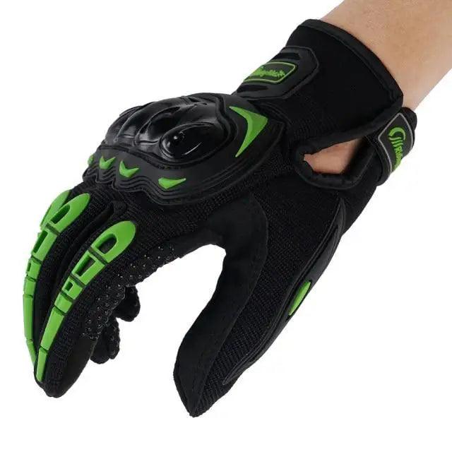 Motorcycle Breathable Glove Strong PVC Touch Screen Full Finger Motorbike Racing Riding Bicycle Summer Gloves - UrbanCycling.com