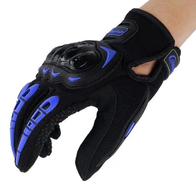 Motorcycle Breathable Glove Strong PVC Touch Screen Full Finger Motorbike Racing Riding Bicycle Summer Gloves - UrbanCycling.com