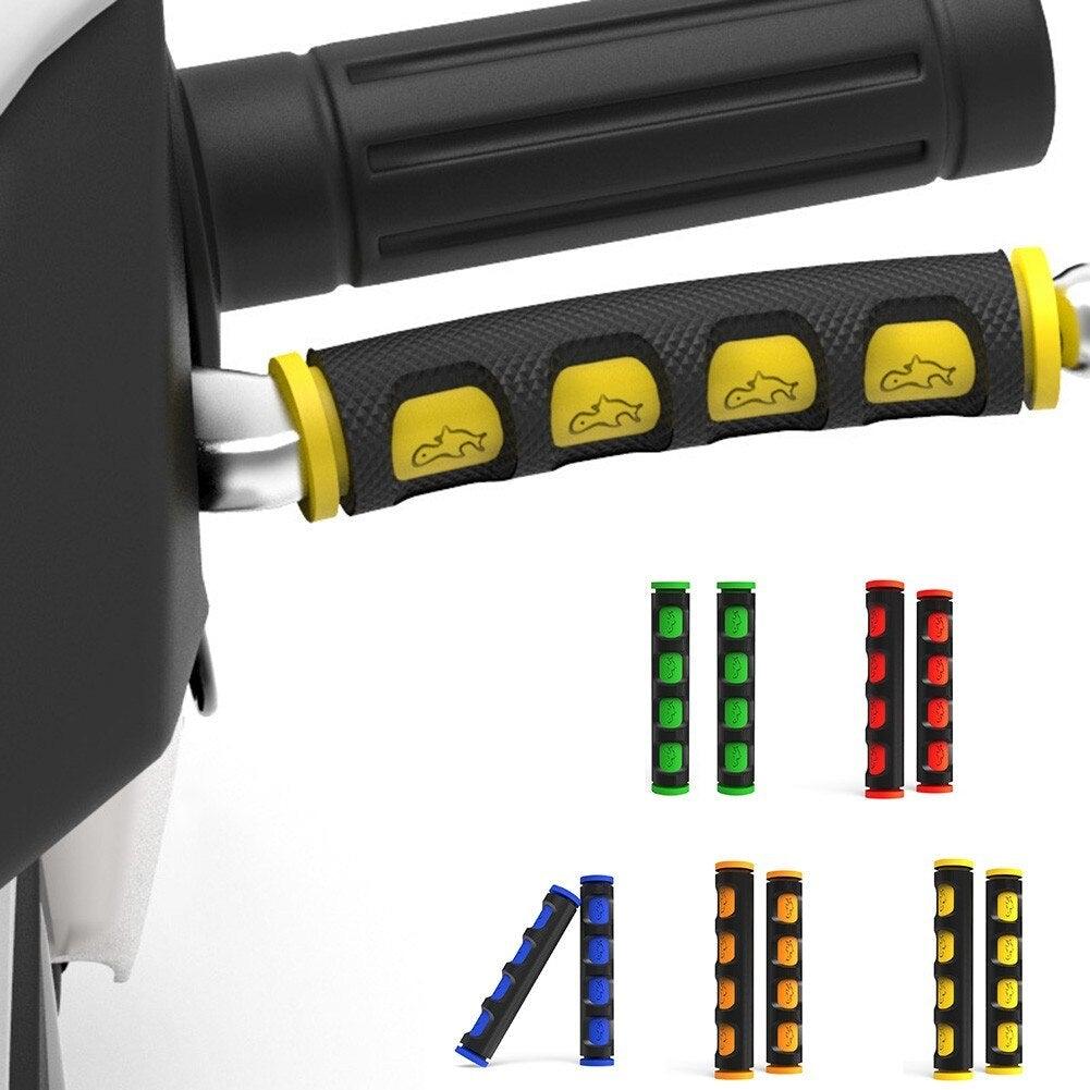 Motorcycle Handgrip Guard Motorbike Brake Clutch Lever Cover Horn Handlebar Electric Handlebar Brake Handle Rubber Non - Slip Bicycle Handle With End Holding Shock Resistance Absorbent Comfortable Bike Accessories - UrbanCycling.com