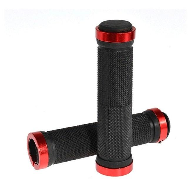 Mountain Bicycle Grips Handlebar Road Bike Cycling Handlebar Grip Cover Anti - Skid Soft Rubber Handle Grip Bar Double Lock On Bicycle Handle Bar Soft And Comfortable Rubber Handle Suitable For Bicycle - UrbanCycling.com