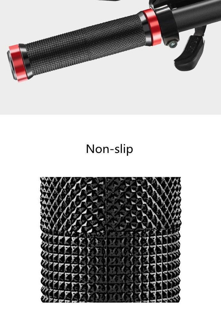 Mountain Bicycle Grips Handlebar Road Bike Cycling Handlebar Grip Cover Anti - Skid Soft Rubber Handle Grip Bar Double Lock On Bicycle Handle Bar Soft And Comfortable Rubber Handle Suitable For Bicycle - UrbanCycling.com