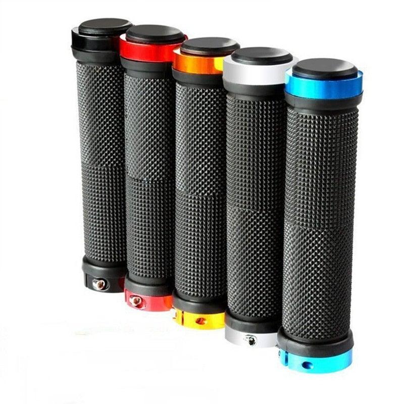 Mountain Bicycle Grips Handlebar Road Bike Cycling Handlebar Grip Cover Anti - Skid Soft Rubber Handle Grip Bar Double Lock On Bicycle Handle Bar Soft And Comfortable Rubber Handle Suitable For Bicycle - UrbanCycling.com