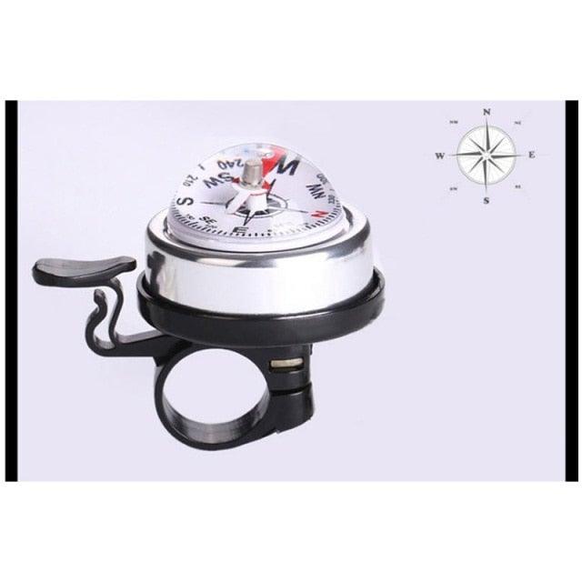 Mountain Bike Bicycle Bell Bike Compass Bicycle Bells Handlebar Aluminum Compass Ring Cycling Bike Horn Bicycle Accessories Bicycle Bell Bike Bell With Compass And Loud Crisp Clear Sound For Scooter Mountain Bike Road Bike - UrbanCycling.com