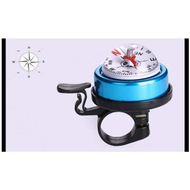 Mountain Bike Bicycle Bell Bike Compass Bicycle Bells Handlebar Aluminum Compass Ring Cycling Bike Horn Bicycle Accessories Bicycle Bell Bike Bell With Compass And Loud Crisp Clear Sound For Scooter Mountain Bike Road Bike - UrbanCycling.com