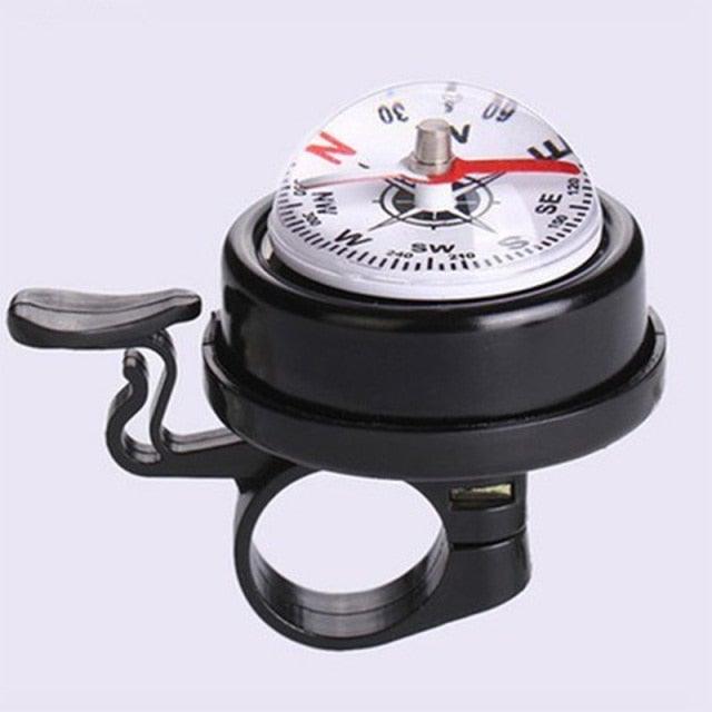 Mountain Bike Bicycle Bell Bike Compass Bicycle Bells Handlebar Aluminum Compass Ring Cycling Bike Horn Bicycle Accessories Bicycle Bell Bike Bell With Compass And Loud Crisp Clear Sound For Scooter Mountain Bike Road Bike - UrbanCycling.com